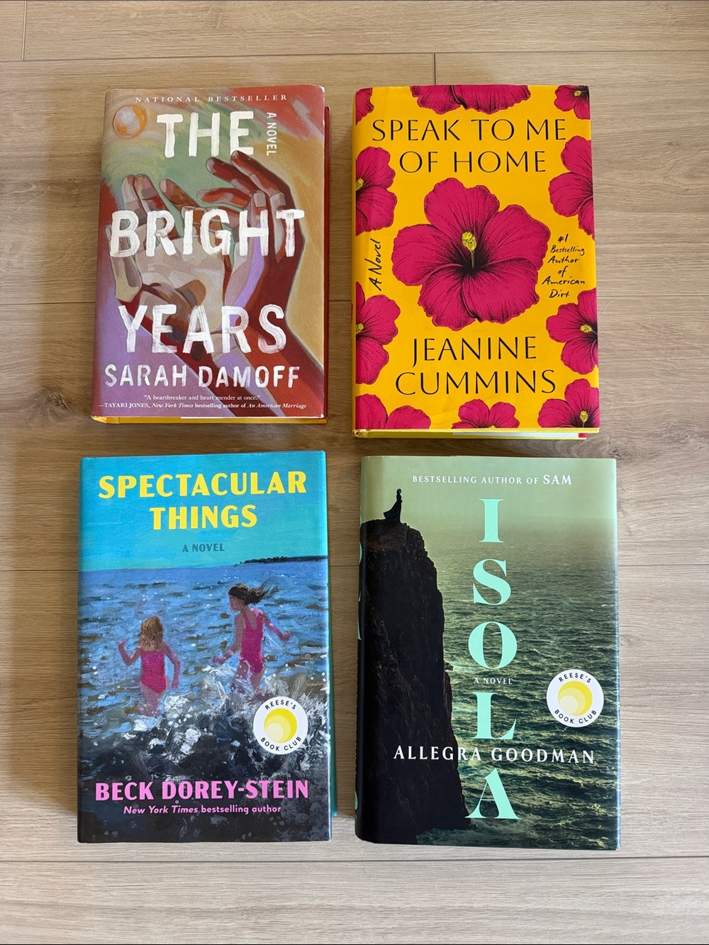 Set of 4 Contemporary Hardcover Novels
